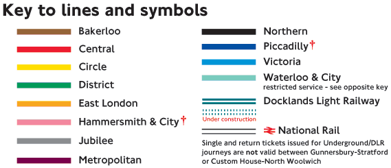 image: key to  map below