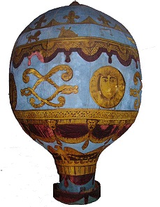 image: Montgolfier hot-air balloon