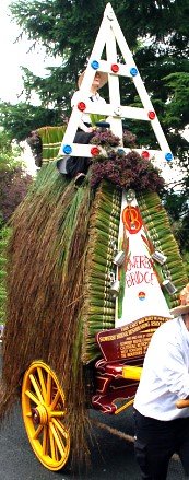 image: Rushbearing cart