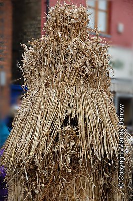 Clocse up of straw bear