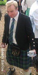 Man wearing a kilt
