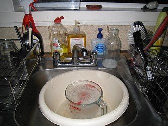 Washing up