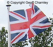 Upside down Union Flag