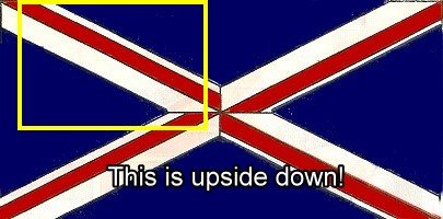 upside down