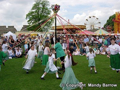 maypole dancing