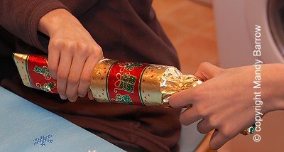 image: holding a cracker