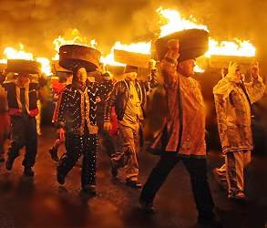 image: Tar barrels Allendale